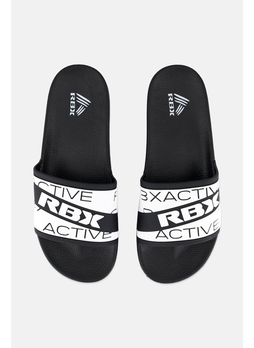 RBX - Men Brand Logo Slip On Slides, Multicolor - Image 1