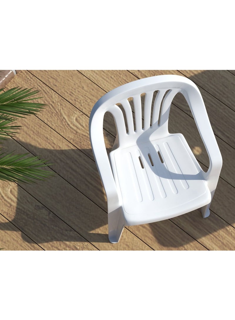 Generic 1 PCS Plastic Chair for gardens and cafes is made of high-quality materials, For Indoor And Outdoor  - Image 2