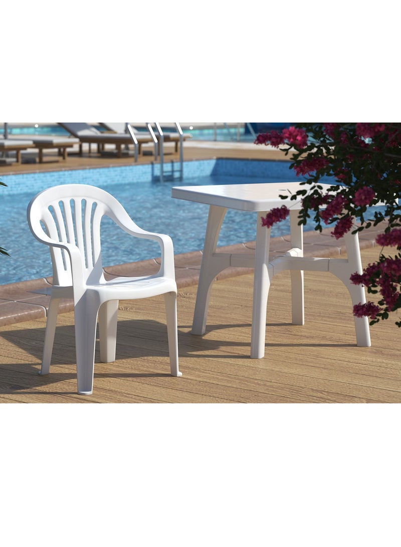 Generic 1 PCS Plastic Chair for gardens and cafes is made of high-quality materials, For Indoor And Outdoor  - Image 3