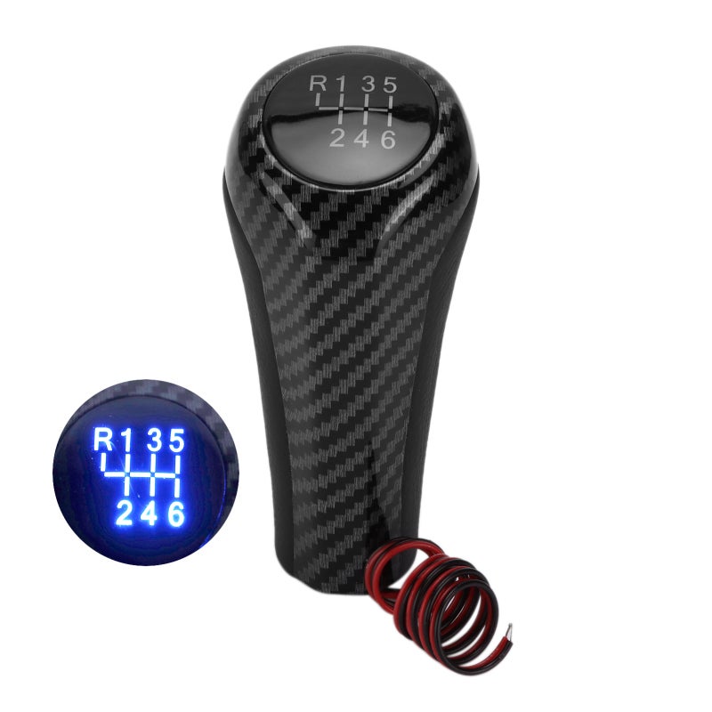 Shift Knob Crafted From Artificial Leather And ABS Plastic - Easy Installation - Shifter Stick Replacement For 3 Series E90 E91 E92 E93 E30 E36 E46 F30 Models - Image 5
