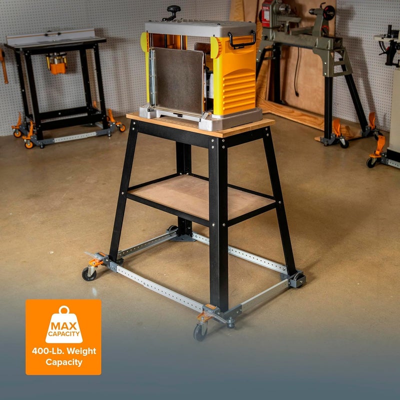 Bora Adjustable Universal Mobile Base Bora Portamate PM-1000. Move Your Heavy Tools and Equipment around Your Shop with Ease and Stability - Image 4