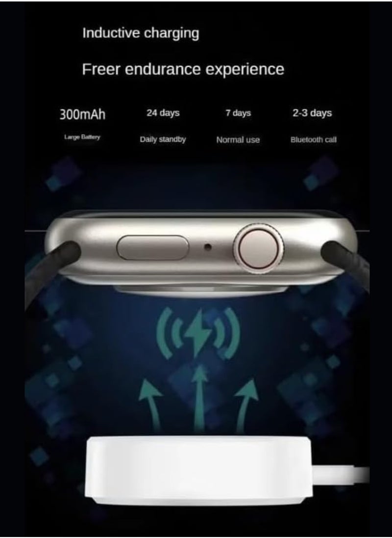 WS10-3 Max Smartwatch with 5-in-1 Strap Set | Bluetooth Fitness Tracker, Heart Rate & SpO2 Monitor, Sleep & Activity Tracking – Unisex Waterproof Smart Watch | Black