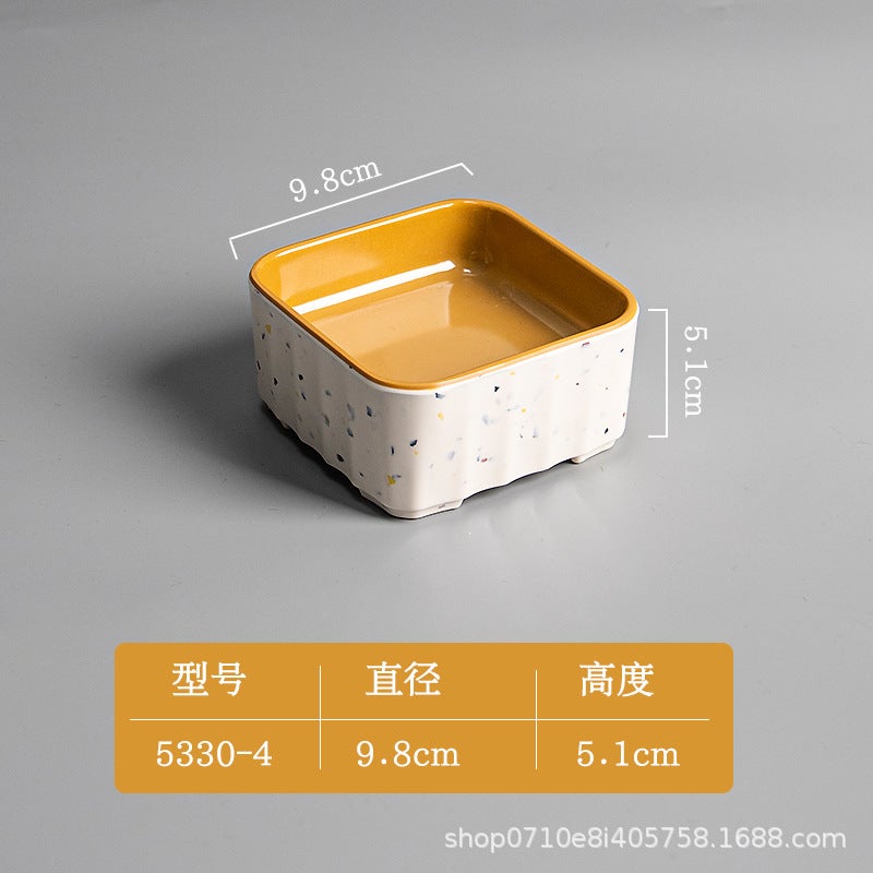 Melamine Imitation Porcelain Hot Pot Diner Special Tableware Dish Plate RF Chip Smart Scanning Tableware Commercial Tableware