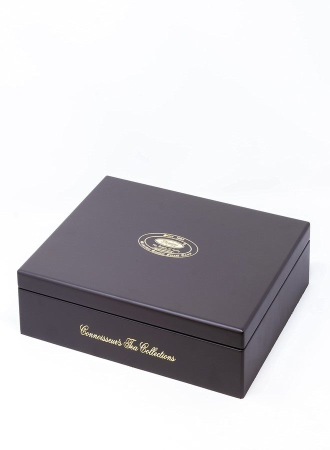Premiers Connoisseur Collection Handcrafted Wooden Tea Gift Box with 12 Assorted Pure and Flavoured Tea Bags - 180 Cups | 360 Grams | Wooden Gift Box Series - Image 2