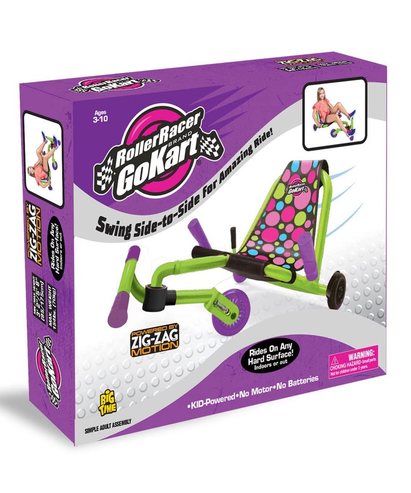 Roller Racer Go Kart Swing SidetoSide for Amazing Ride Powered by ZigZag Motion Rides on Any Hard Surface Indoors and Outdoors - Image 3