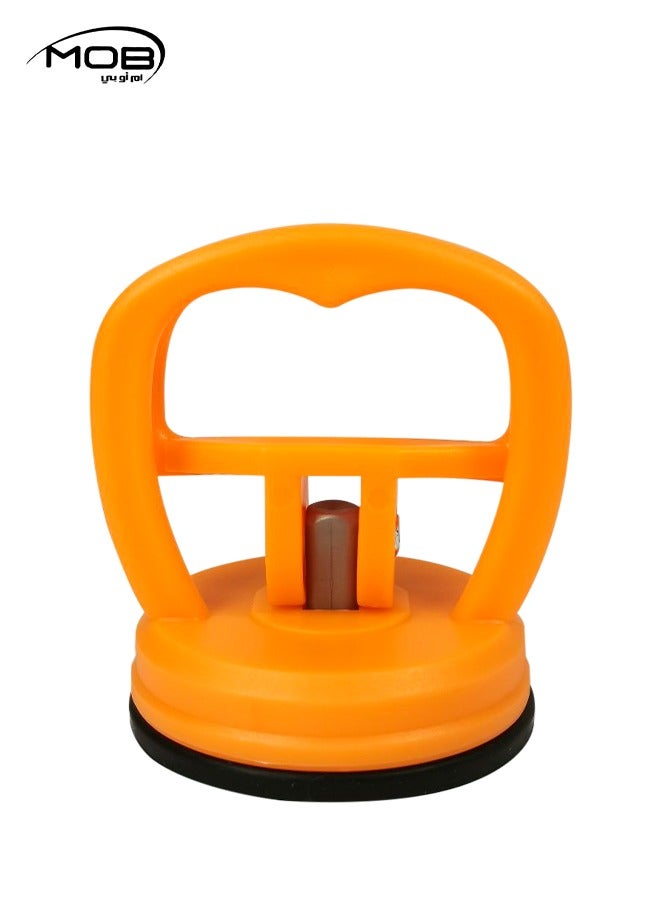 MOB Glass Suction Cup Lifter 2" Glass Carrying Single Handle Dent Puller Handle Vacuum Lifter Glass/Tile/Steel 1 Pcs - Orange - Image 2