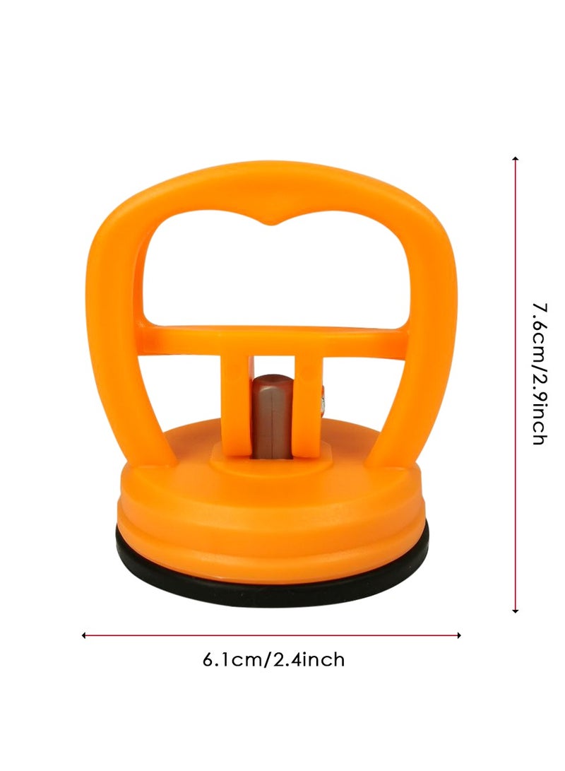 MOB Glass Suction Cup Lifter 2" Glass Carrying Single Handle Dent Puller Handle Vacuum Lifter Glass/Tile/Steel 1 Pcs - Orange - Image 4