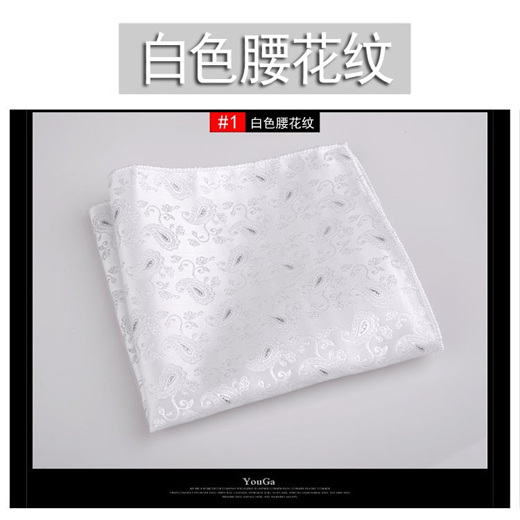 Manufacturer'S Pocket Square Men'S Suit Pocket Square Handkerchief Korean Style Dress Chest Pocket Square Handkerchief Trendy - Image 1
