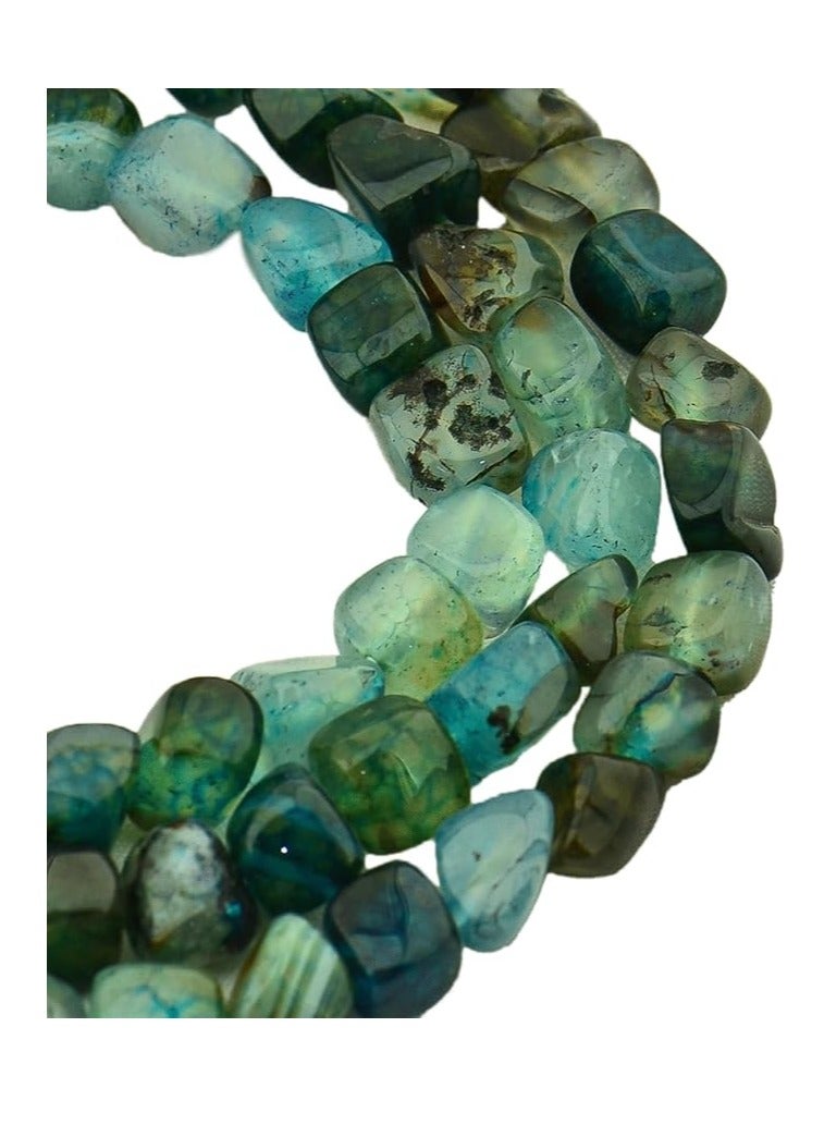Engraved natural stones for making jewelry from agate, circle shapes for making jewelry and adornments - Image 1