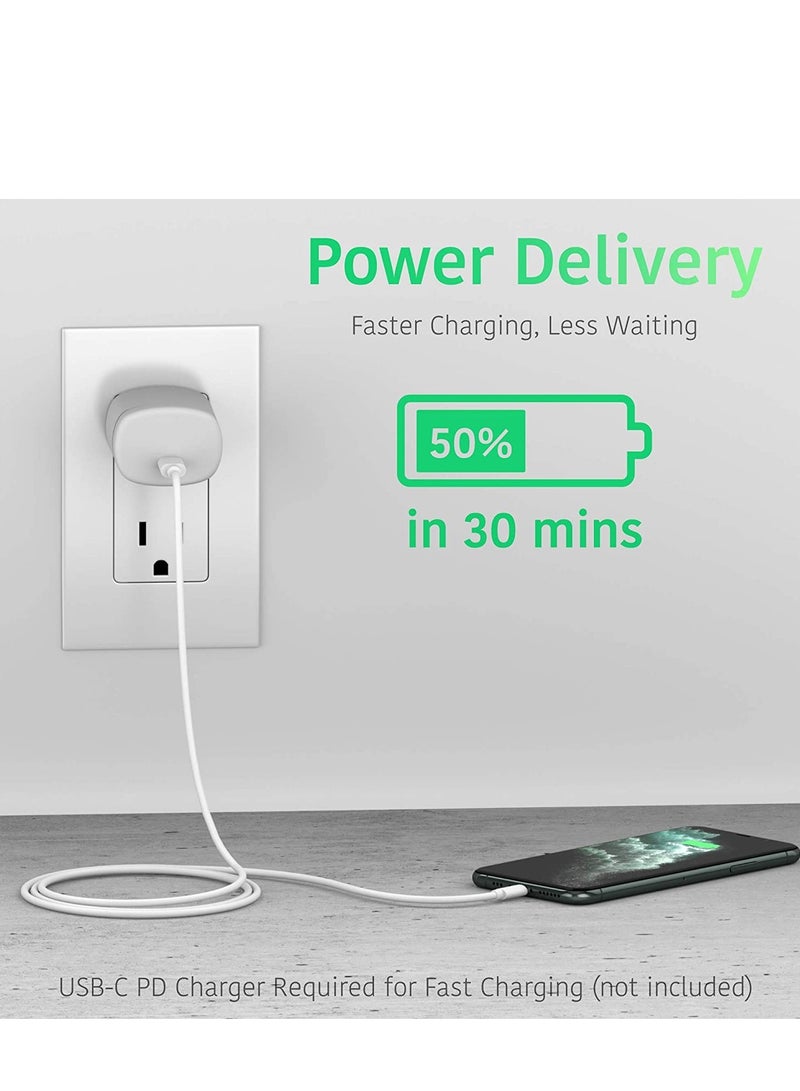 ELTRAZONE USB C to Lightning Cable iPhone Charger Fast Charging Power Delivery PD MFI Certified for Apple iPhone - Image 3
