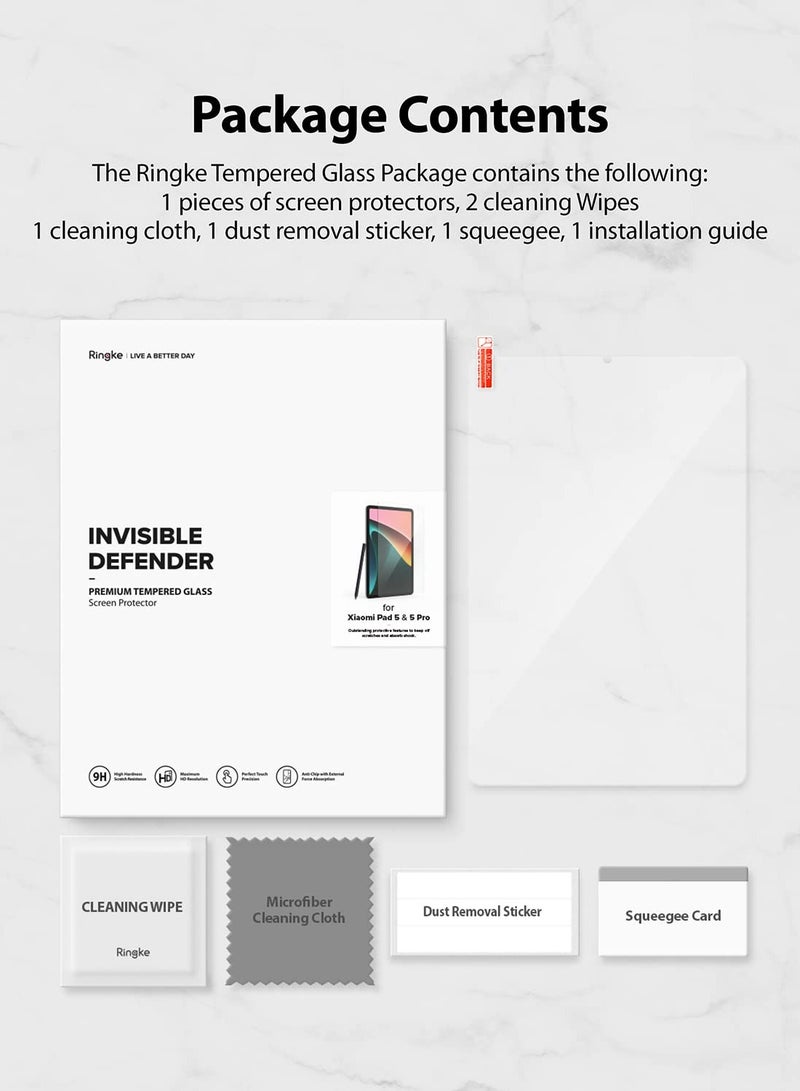 SYOSI For Mi Pad 5 / Mi Pad 5 Pro Tempered Glass Screen Protector, HD Anti-Blue Light, Touch Sensitive Anti-Fingerprint, Wear Resistant, Scratch Resistant, 11 Inch Full Coverage Glass Protective Film - Image 3