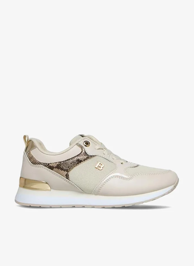 فلورا بيلا من شو إكسبرس Flora Bella Panelled Lace-Up Sneakers With Pull Tab