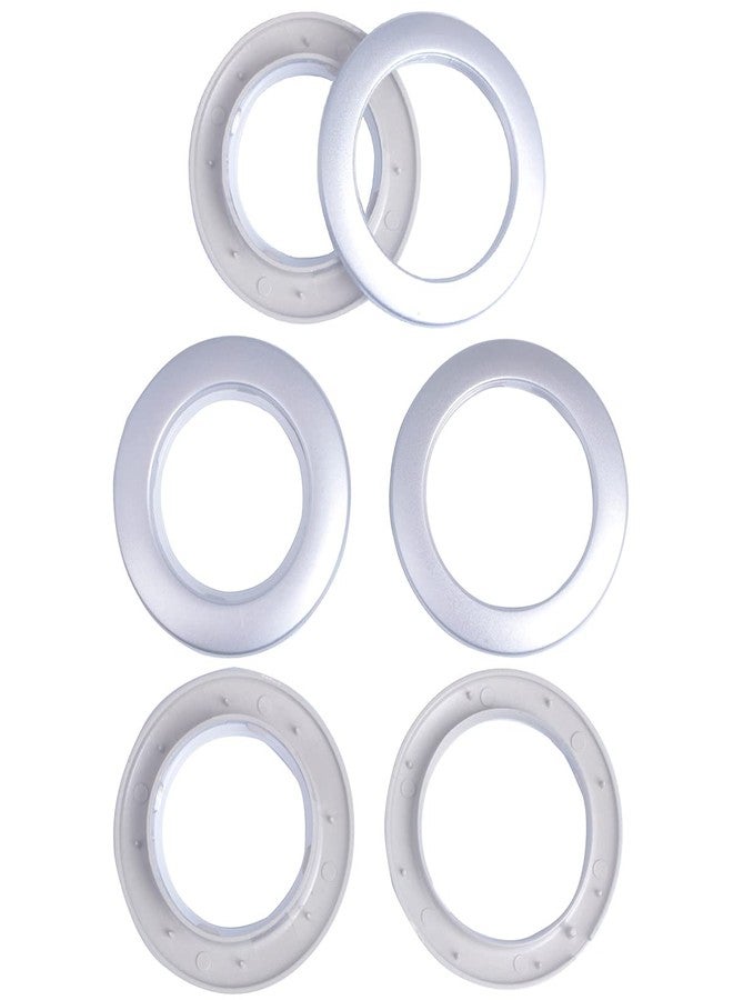 Mangood 32 Pack Curtain Grommet, Inner Diameter 1-9/16"(40mm) Curtain Eyelet Rings Roman Ring Grommet Curtains Grommets kit for Casement Eyelet Tool Accessory (Silver) - Image 4
