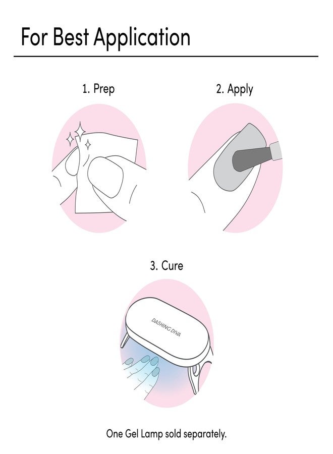 Dashing Diva One Gel Color Duo - Pinks - Attitude & Solo - 3-in-1 Base Coat, Nail Color & Top Coat - Gel Nail Polish Set - Contains 2 Colors - Image 3