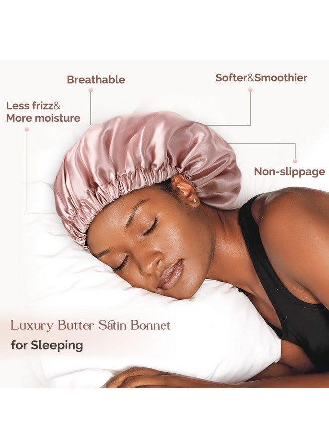 YANIBEST Satin Bonnet Silk Bonnet Hair Bonnet For Sleeping Hair Bonnets For Women Curly Natural Hair - Image 2