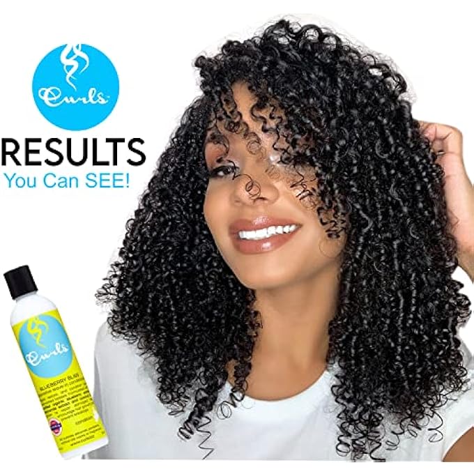 Curls BLUEBERRY BLISS REPARATIVE LEAVE IN CONDITIONER - 12 OZ, HELPS REPAIR DAMAGE AND PREVENT BREAKAGE, CONDITIONER FOR CURLY HAIR, WAVY, AND COILY HAIR TYPES - Image 3