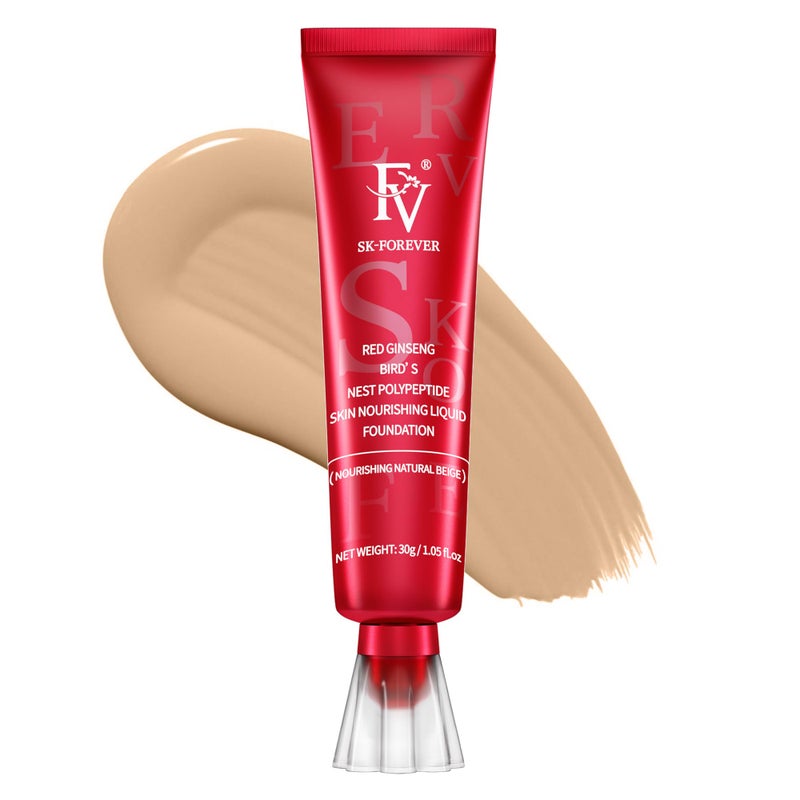 FV Dewy Foundation Hydrating Formula  Medium Coverage Waterproof Long Lasting Lightweight Liquid Foundation Ideal For DryCombination Skin 30g Nourishing Beige