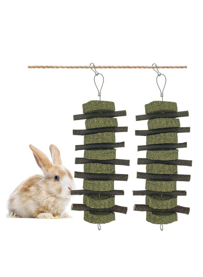 ألعاب مضغ للأرانب والهامستر وكعكات العشب وألعاب مضغ على شكل قلب ومكافآت للحيوانات الأليفة للأرانب والهامستر والشنشيلة وخنازير غينيا قطعتان - Image 1