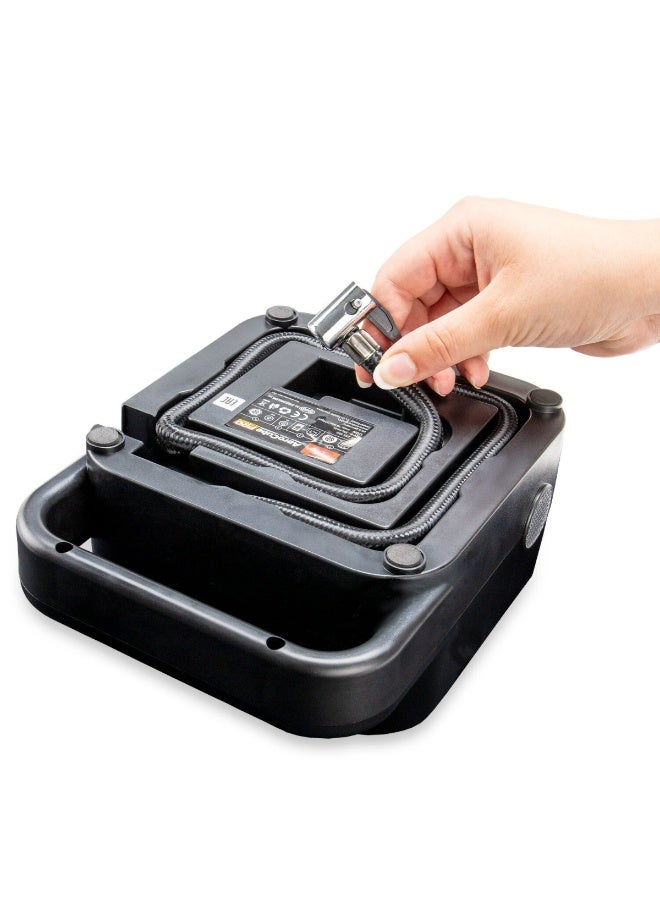 HEYNER® 12V Tire Inflator 150 PSI – 120W Portable Air Compressor, 35L/min, Digital Gauge, Auto Shut-Off & LED Light for SUV/Truck - Image 4