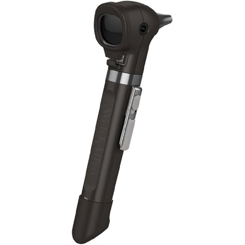 Welchallyn 22880-BLK Pocket Plus LED Otoscope - BlackBerry with Handle, Soft case (#05928-U), Set of 4 Reusable Ear Tips (#24400-U), 2 Window Bumpers, and 2 Handle Bumpers