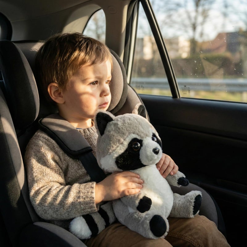 WEIGEDU Coon Raccoon Stuffed Animals, Raccoon Plush Toys for Boy Girl Kids Birthday, 12 inches - Image 4