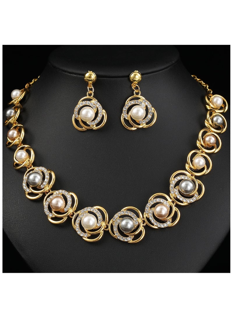 Mark Fairwhale Bracelet Gold-plated non Fading Necklace Multifunctional High-end Women's Jewelry set 