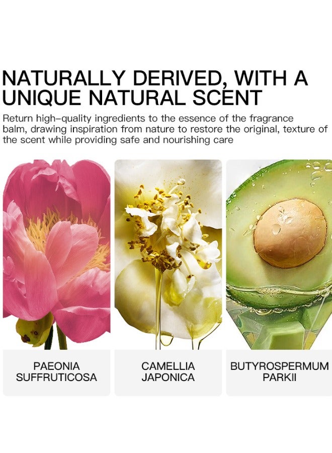Kormesic العطر الصلب سهل الاستخدام، محمول، عطر زهري، آمن، متعدد الوظائف، طبيعي، مناسب للنساء، عطر يدوم طويلاً - Image 4