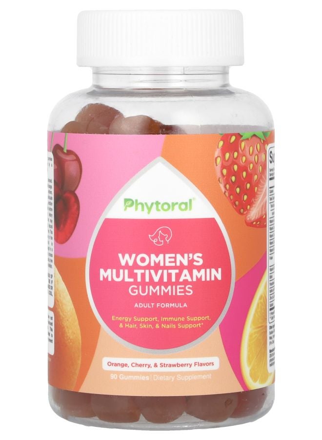 Phytoral Women's Multivitamin Gummies Orange Cherry & Strawberry 90 Gummies - Image 1