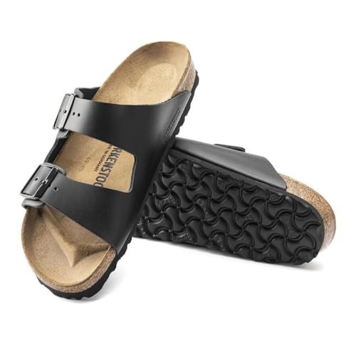 Birkenstock Unisex Arizona Sandal,Black Birko-Flor,36 M EU - Image 3