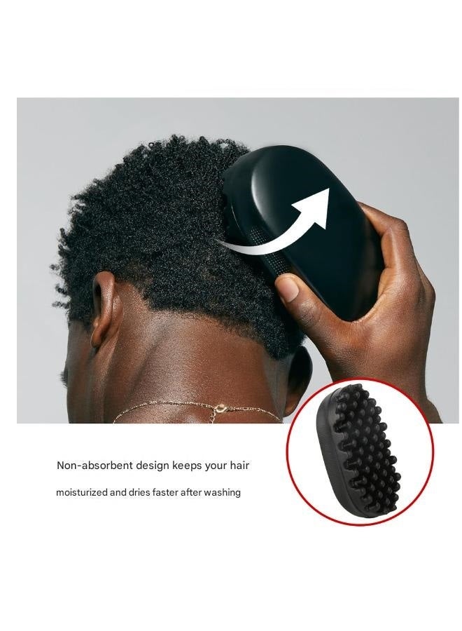 فرشاة شامبو لتدليك فروة الرأس للاستحمام، فرشاة تنظيف فروة الرأس بشعيرات سيليكون ناعمة لنمو الشعر وعلاج القشرة، فرشاة تدليك الشعر بالزيت الجاف والمبلل للعناية بالشعر وفروة الرأس لجميع أنواع الشعر، فرشاة تجعيد الشعر المتينة - Image 4