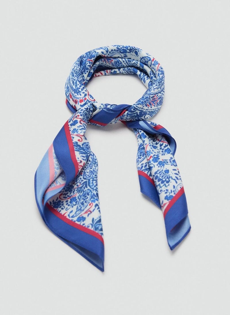 MANGO Paisley Print Scarf  - Image 2