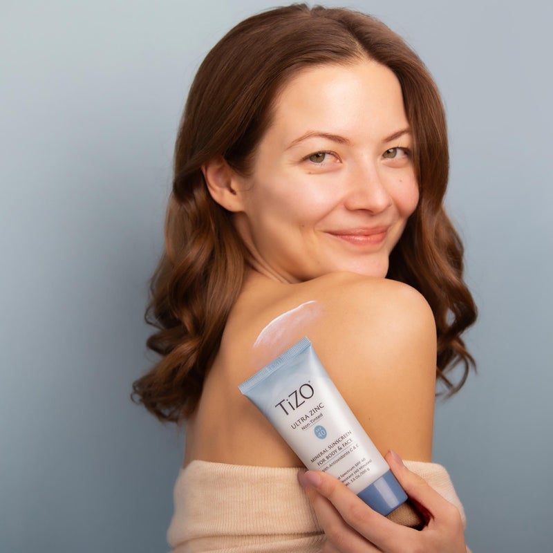 TiZOÂ® Ultra Zinc | Non Tinted | Broad Spectrum SPF 40 for face and body | UVA and UVB protection | 20% Zinc Oxide formula | All Skin Types | 3.5 oz/100 g - Image 3