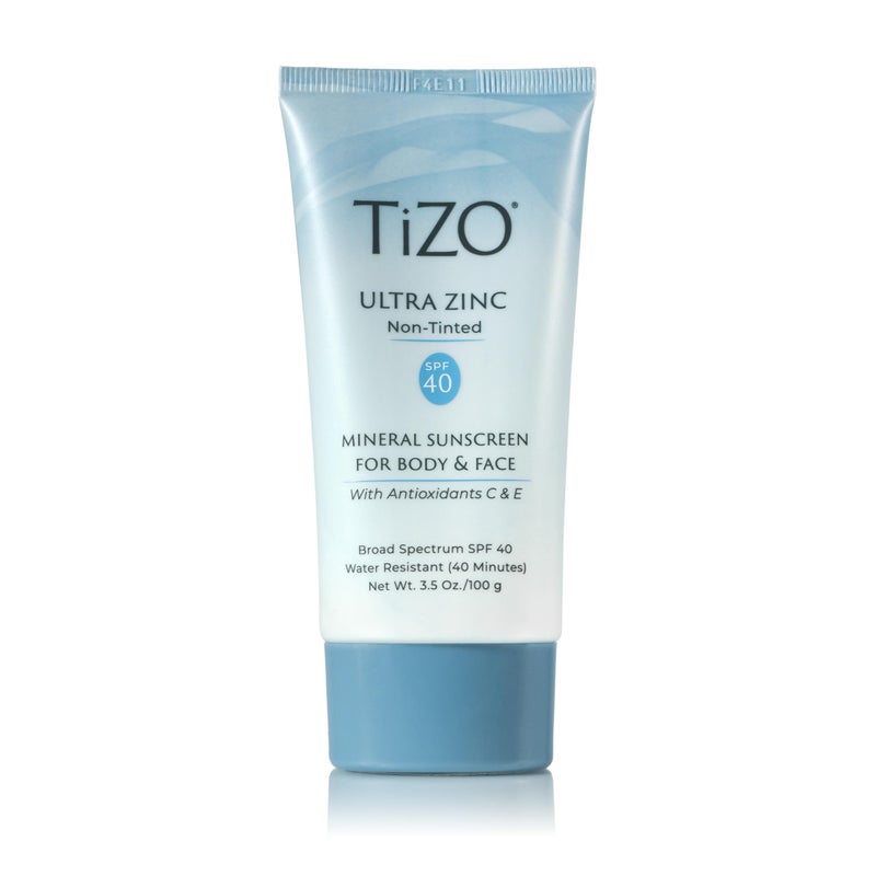 TiZOÂ® Ultra Zinc | Non Tinted | Broad Spectrum SPF 40 for face and body | UVA and UVB protection | 20% Zinc Oxide formula | All Skin Types | 3.5 oz/100 g - Image 1