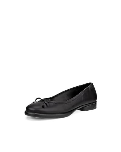ECCO Women's Sculpted Luxe Ballerina Bow Ballet Flat, Black, 8-8.5 - Image 3
