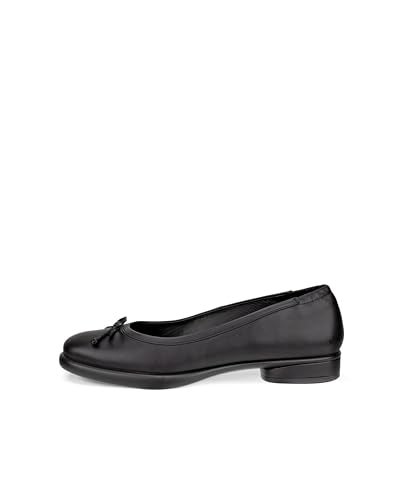 ECCO Women's Sculpted Luxe Ballerina Bow Ballet Flat, Black, 8-8.5 - Image 2