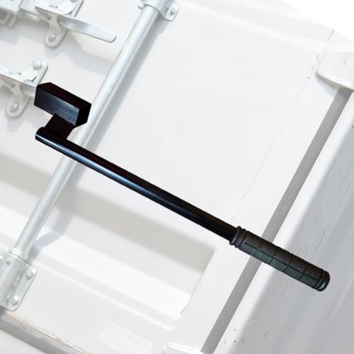 Lethato Container Door Leverage Tool HeavyDuty Leverage Bar with NonSlip Handle Ergonomic Design Shipping Container Door Kit Persuader Bar for Loaders WarehousePort Workers Black 1 Pack - Image 1