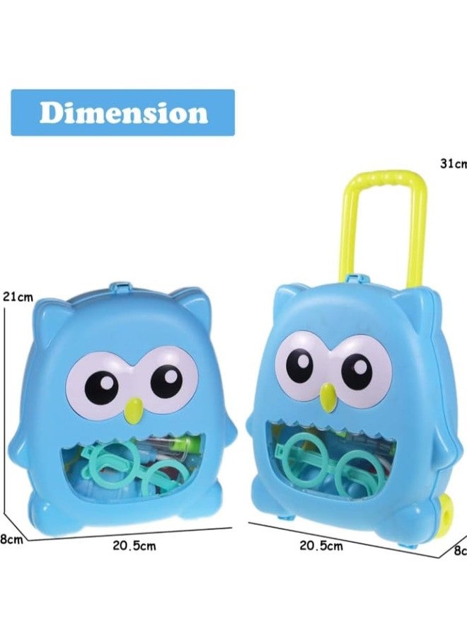 Manos Doctor Play Set with owl Shape Wheel Trolly Pack of 1 - Image 2