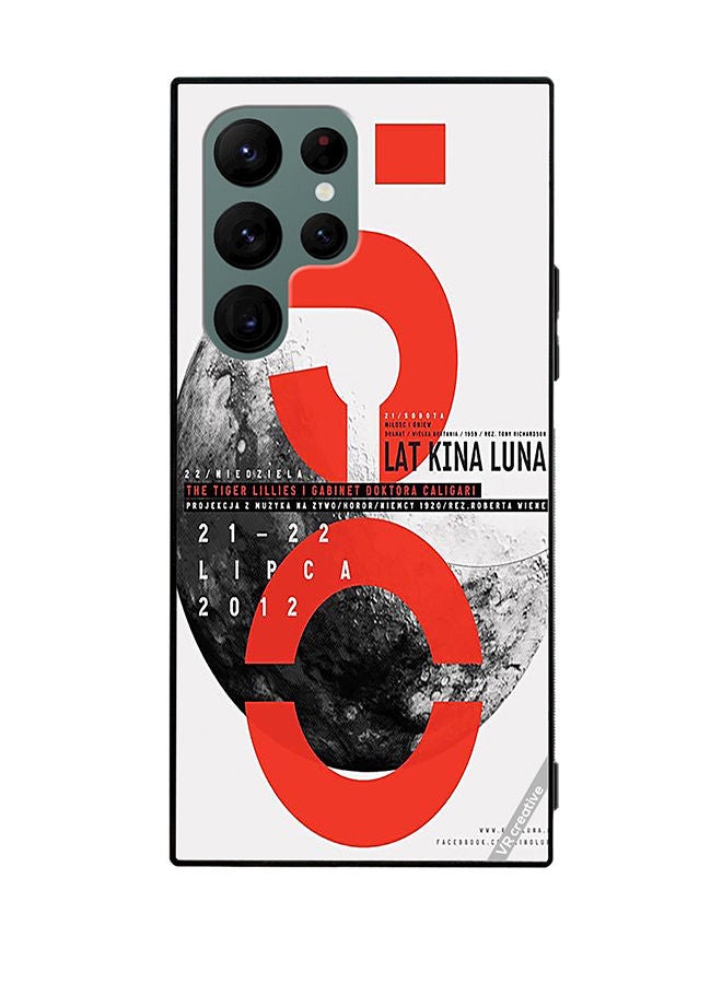 VR CREATIVE Protective Case Cover For Samsung Galaxy S22 Ultra 5G 50 Kina Luna Design Multicolour - Image 1