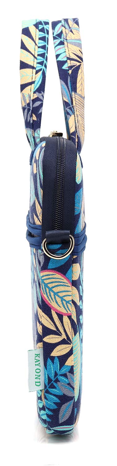 kayond Forest Series Bule Patten Waterproof Laptop Shoulder Messenger Bag Case Sleeve for 12 Inch 13.3 Inch Laptop - Image 4