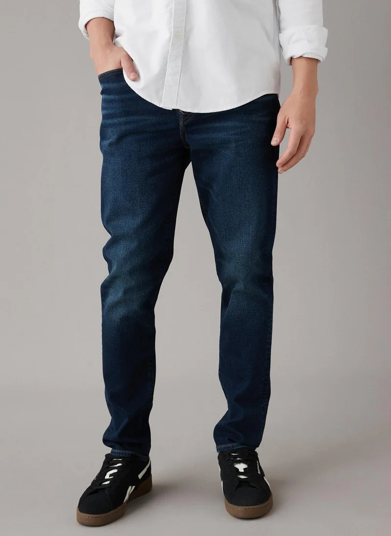 American Eagle Airflex+ Rinse Wash Relaxed Fit Jeans