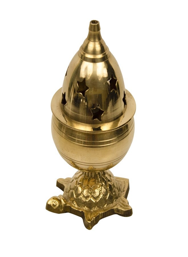 Spillbox Traditional handicrafted Brass Tortoise Diya with Lid|Oil Lamp|Deepak|Vastu|Deep with Lid|Kuber Diya with Tortoise|Pooja Diya|Puja Kuber Deep – Kachua Goblet - Image 1