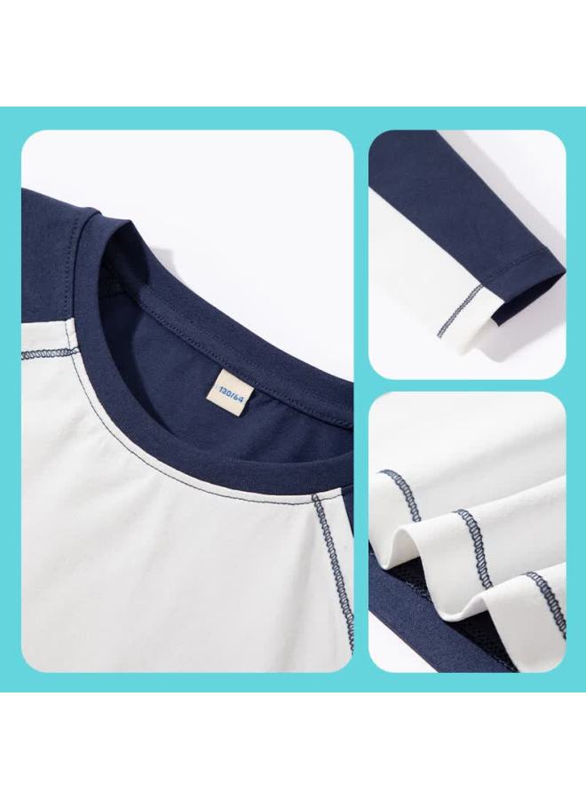 Snoopy Boys Long Sleeve T-shirt   Antibacterial Kids Outdoor Sun Protection Sportswear Spring And Autumn - Image 4