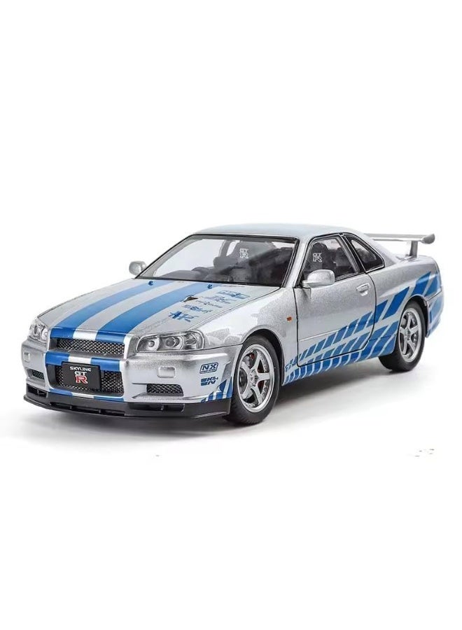 1:24 NISSAN GTR R34 - Image 1