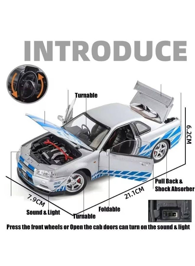 1:24 NISSAN GTR R34 - Image 2