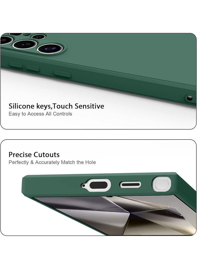 حومة غطاء حماية كامل الجسم رفيع من السيليكون السائل لهاتف Samsung Galaxy S25 Ultra 5G - Image 4