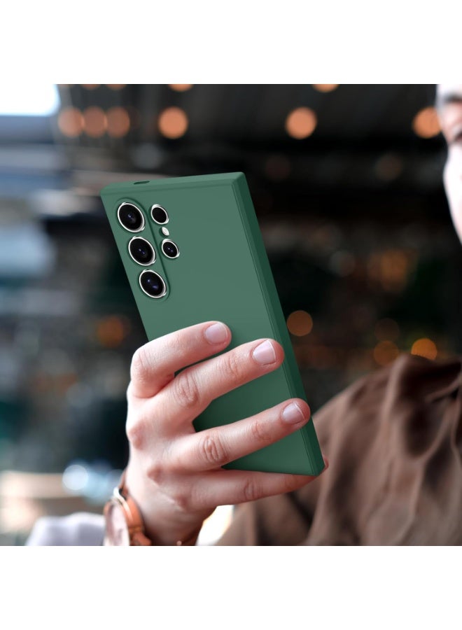 حومة غطاء حماية كامل الجسم رفيع من السيليكون السائل لهاتف Samsung Galaxy S25 Ultra 5G - Image 3