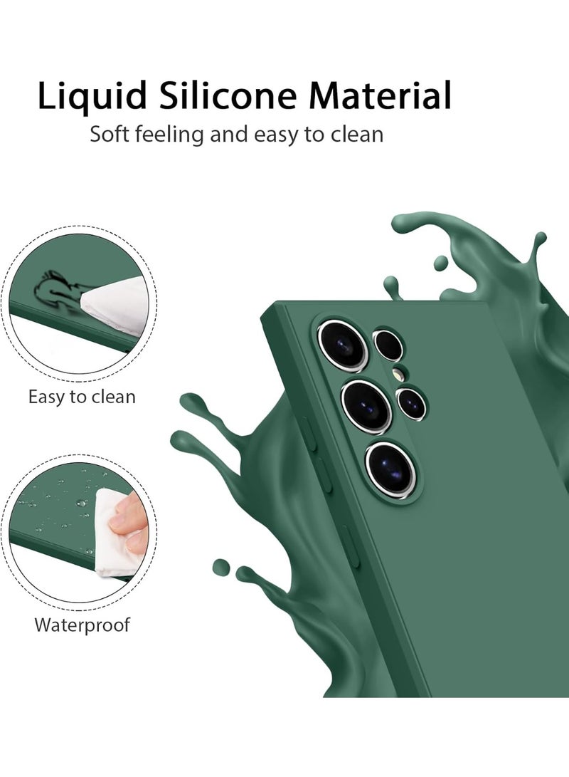 حومة غطاء حماية كامل الجسم رفيع من السيليكون السائل لهاتف Samsung Galaxy S25 Ultra 5G - Image 5