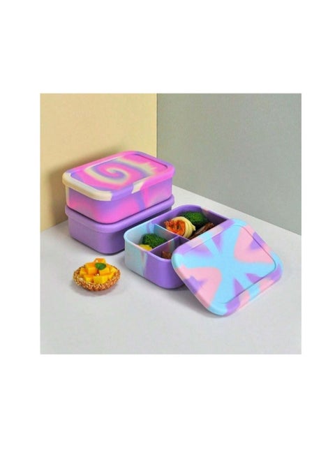 Silicone Lunch Box Microwave Heating Crisper For Students And Office