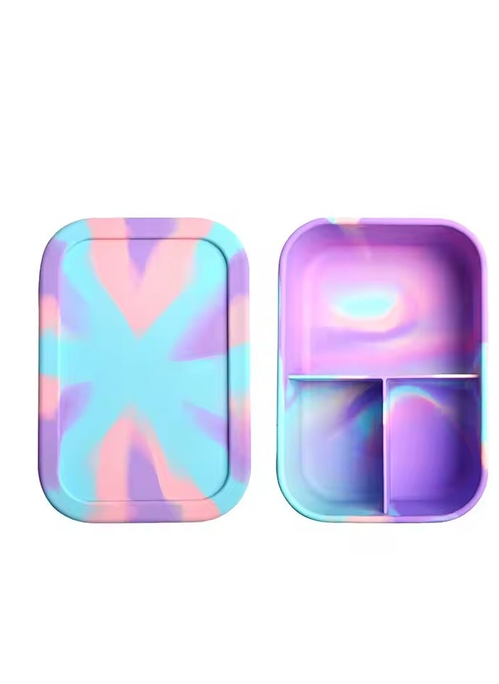 Generic Silicone Lunch Box Microwave Heating Crisper For Students And Office  - Image 3