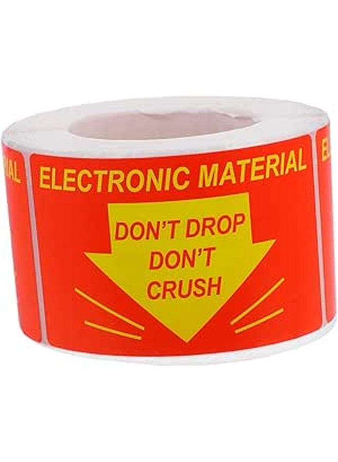High Adhesive Fragile Handle Care Stickers Roll for Moving Boxes Packing Supplies - Image 1